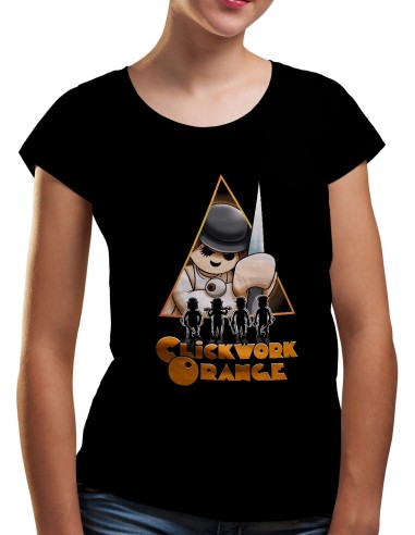 ▷ La única camiseta basada en La Naranja Mecánica y Playmobil del mercado.