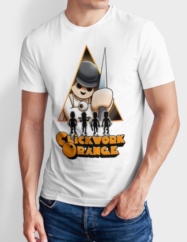 ▷ La única camiseta basada en La Naranja Mecánica y Playmobil del mercado.