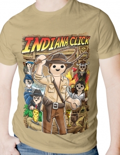▷ La única camiseta basada en Indiana Jones y Playmobil del mercado.