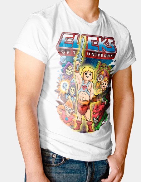 ▷ ¡Por el poder de Grayskull! La camiseta más PODEROSA basada en PLAYMOBIL del mercado