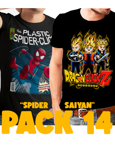 The Plastic Spider-Click + Pack Dragon Click Z (Tallas S)