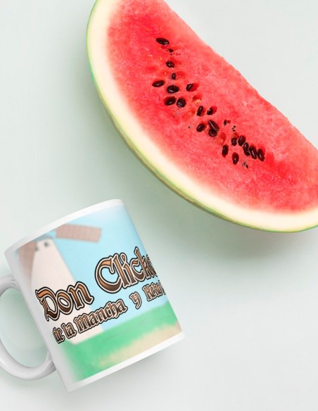 Don Clickote de la Mancha y Keko Panza - Taza