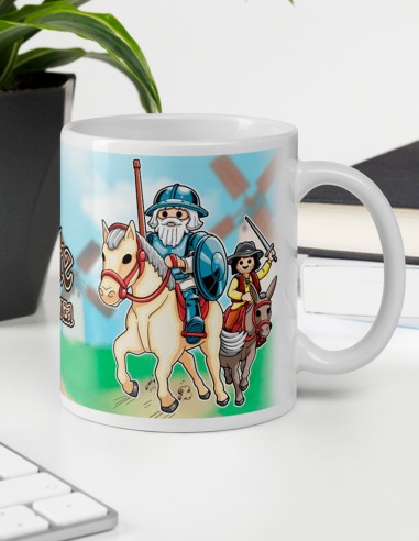 Don Clickote de la Mancha y Keko Panza - Taza