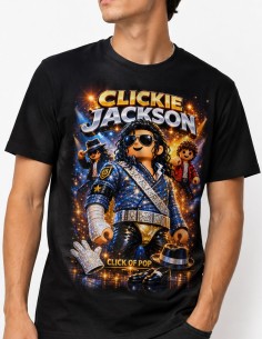 ▷ Camiseta Parodia Michael Jackson con estilo Playmobil